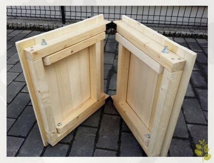 Делаем раскладной деревянный столик