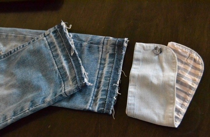 Как удлинить детские джинсы