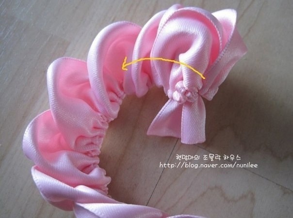 Роза из ленты: мастер-класс