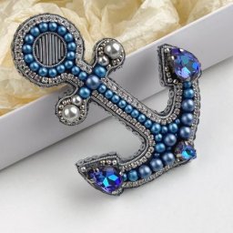 Брошь "Якорь"