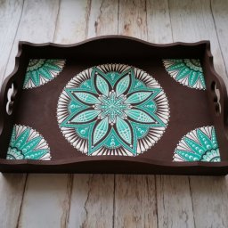 ​Роспись подноса