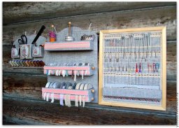 Удобный и функциональный органайзер для лент и кружев