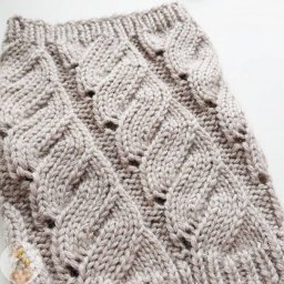 Красивый снуд спицами