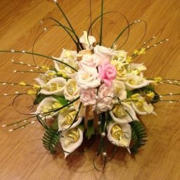 Мастер-класс: каллы с конфетами