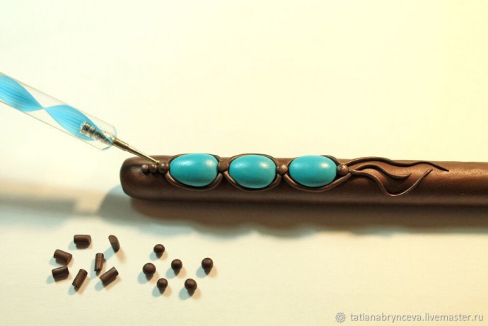 Ручка из полимерной глины