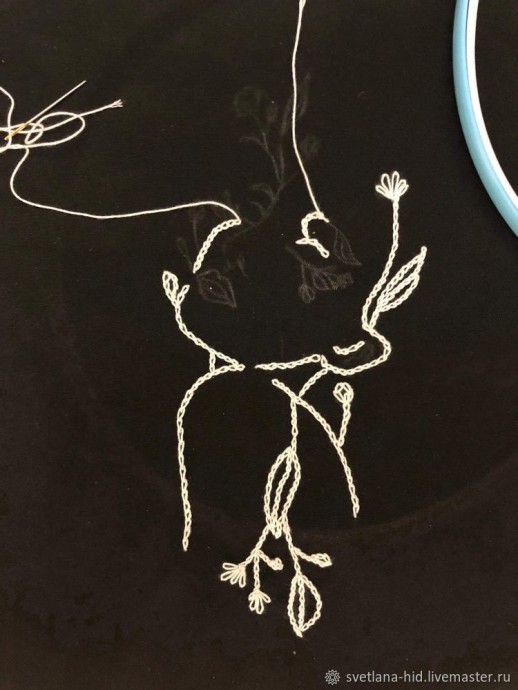 Сумка-шопер с вышивкой