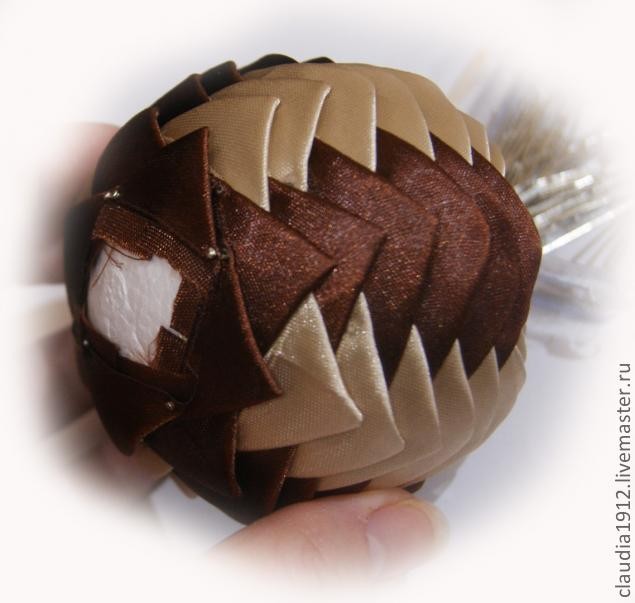 Шары в технике "Артишок"