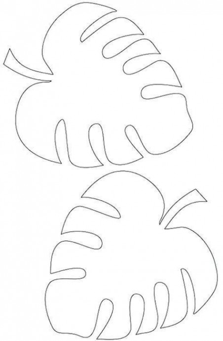 Тропические листья