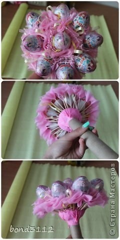 Букет из киндеров