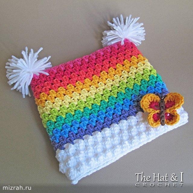 "Радужная" шапочка