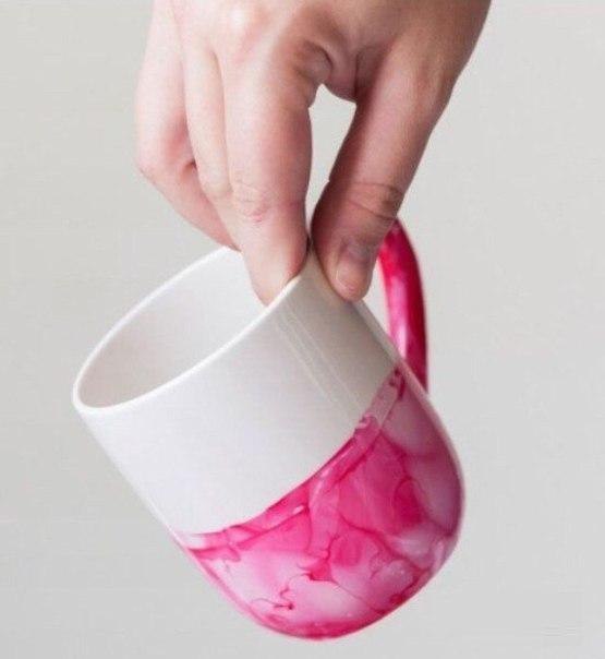 Оригинальный декор чашек