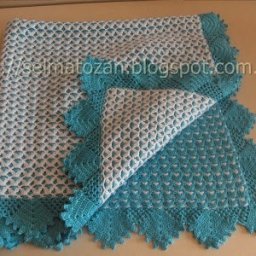 Оригинальный двусторонний плед