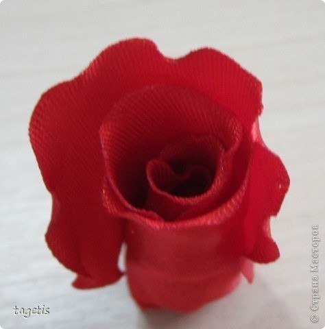 ​Роза из ткани