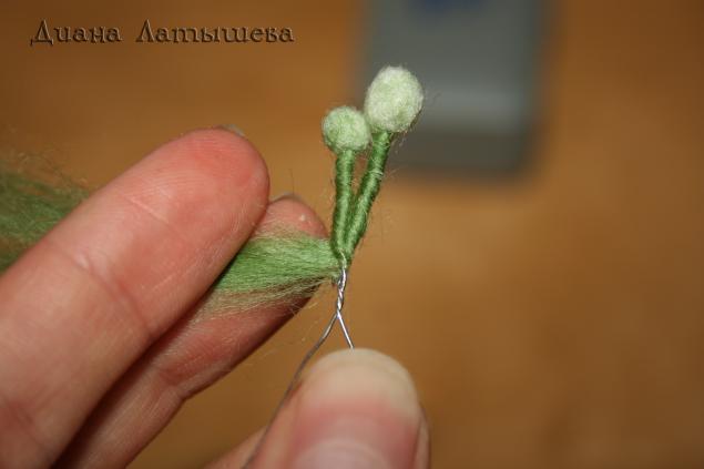 Восхитительные ландыши: шерстяная акварель Восхитительные ландыши: шерстяная акварель