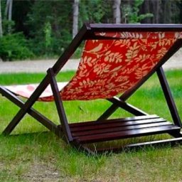 Чертеж простого шезлонга