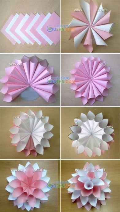 Цветы из бумаги: мастер-класс