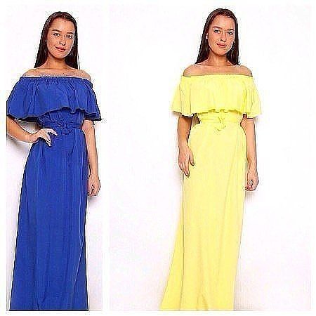 ​Как сшить платье с оборкой (воланом) на плечах