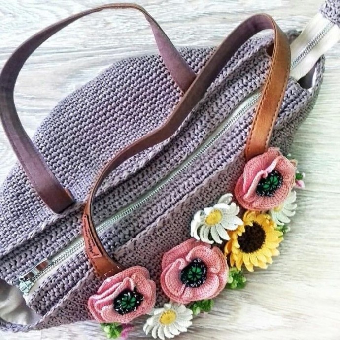 Красивая сумочка крючком