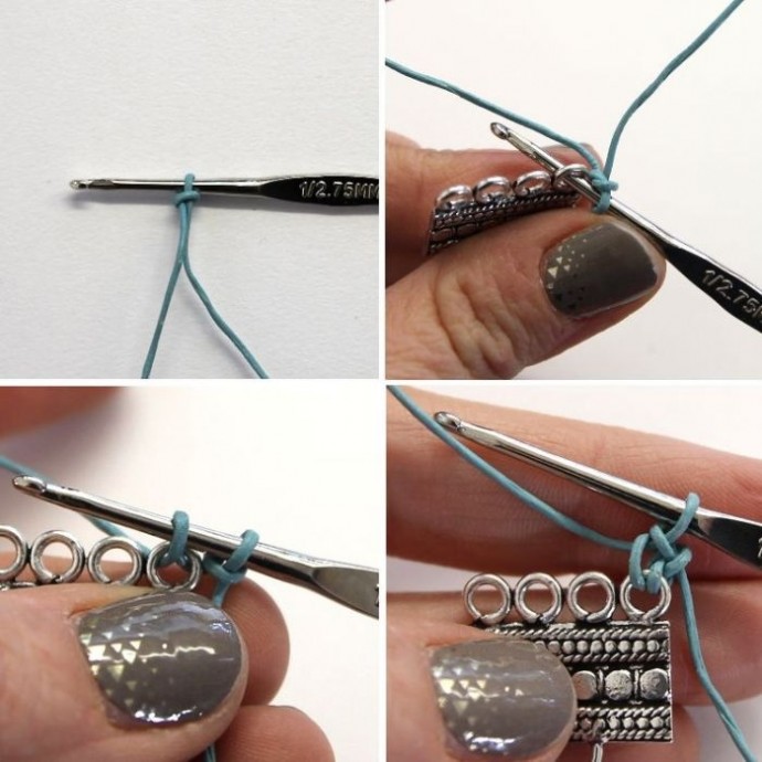 Вязанный крючком браслет: мастер-класс