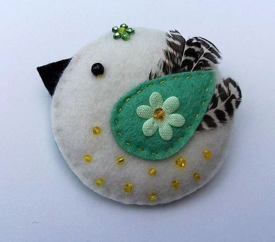 Замечательный декор с маленькими птичками