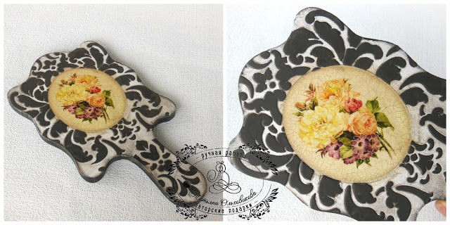 Зеркало "Винтажный букет"