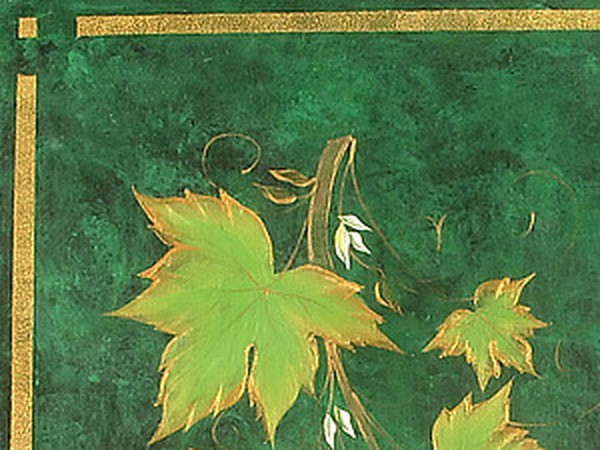 Имитация малахитового фона