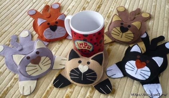 Шьём подставки для чашек