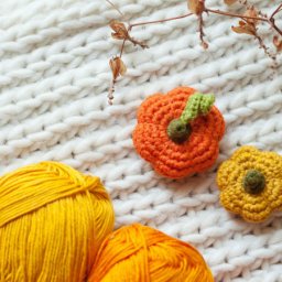 Брошки-тыквы