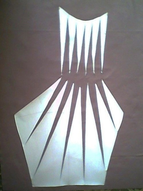 ​Платье с интересной драпировкой