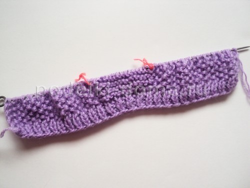 Следки на двух спицах