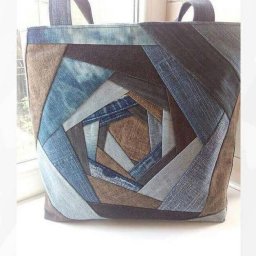 Сумка в технике лоскутного шитья