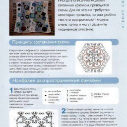 Чтение схем вязания крючком