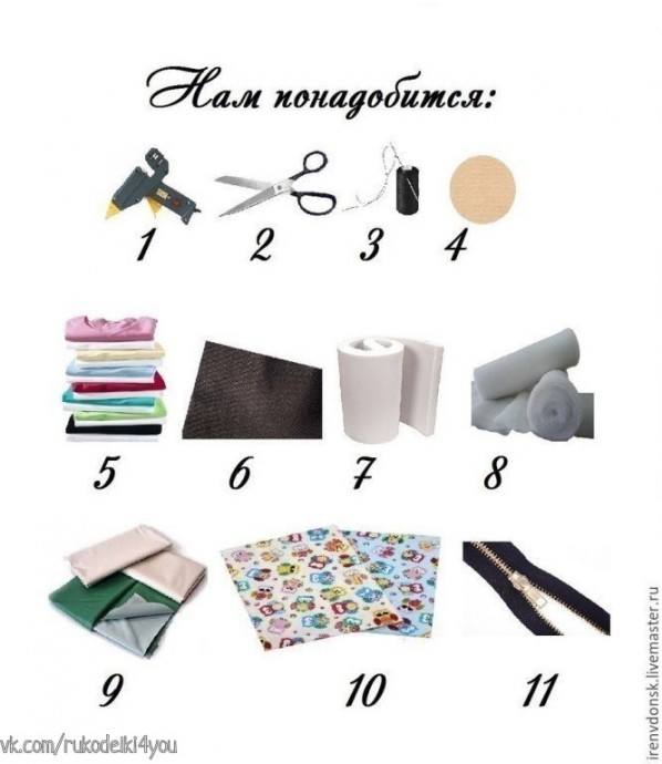 Разноцветный коврик из трикотажа