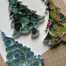 ​Новогодняя ёлочка в технике квиллинга