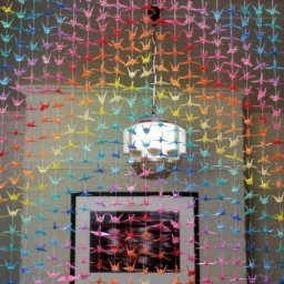 ​Оригинальная счастливая занавеска