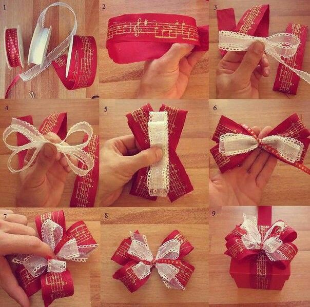 Разные способы завязывания банта