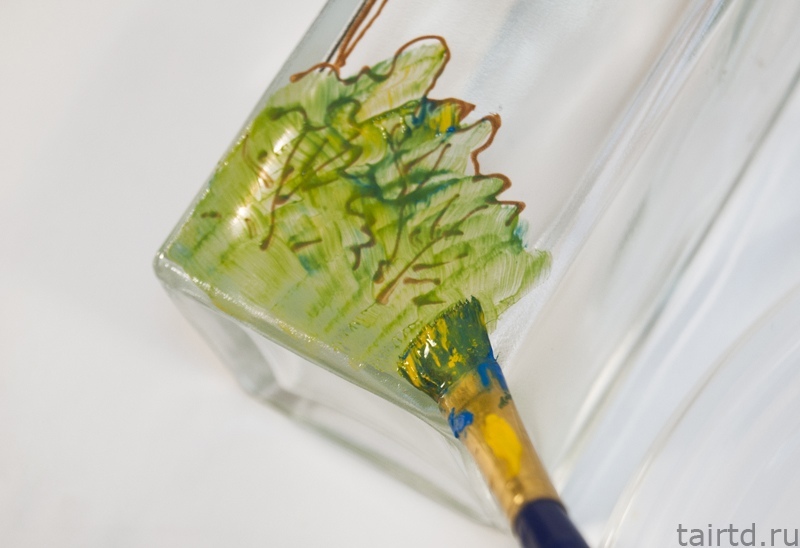 ​Роспись по стеклу "Ночи Петербурга"