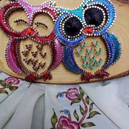 ​Сова в технике стринг-арт