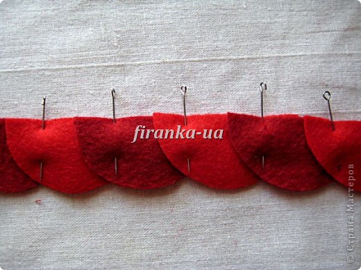 Букет из фетровых цветов