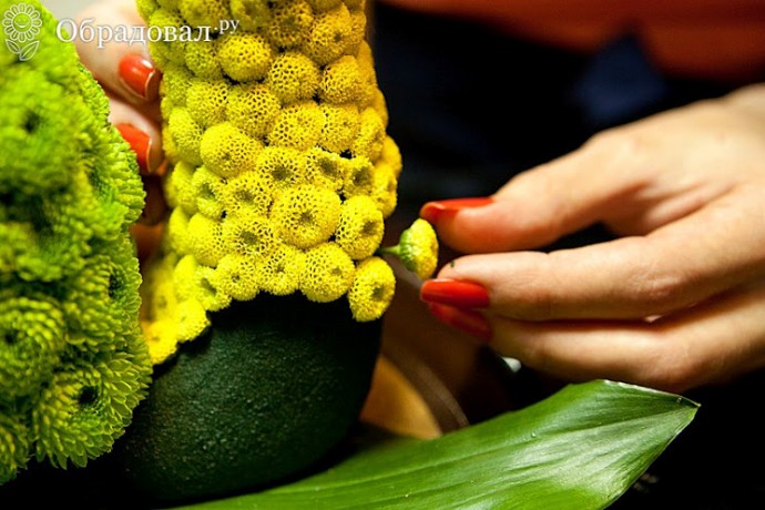 Цветочная улитка к празднику