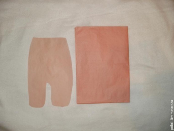 Цветок из бумаги тишью