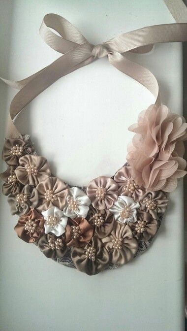 Колье ручной работы