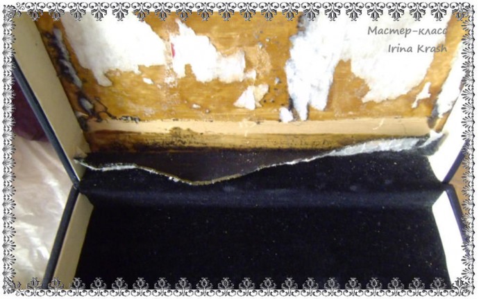 Реставрация шкатулки: мастер-класс