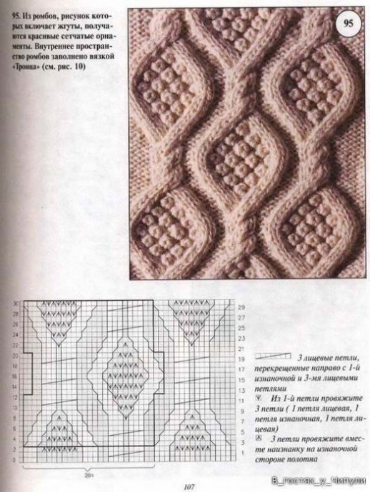 Узор с ромбами Узор с ромбами