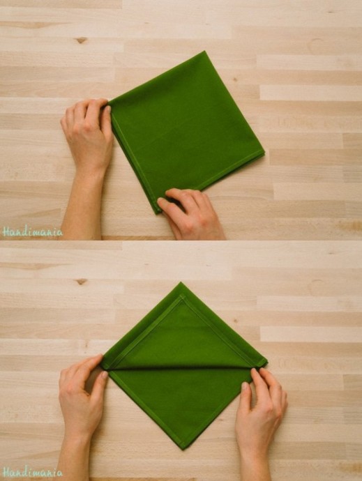 Ёлочка из салфетки