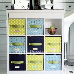 Ящики для хранения из картонных коробок