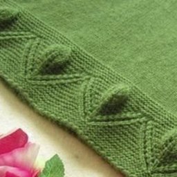 Очень красивый узор для оформления края изделия