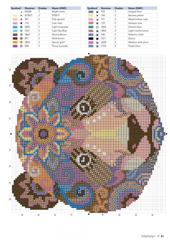 Оригинальная вышивка с медведем