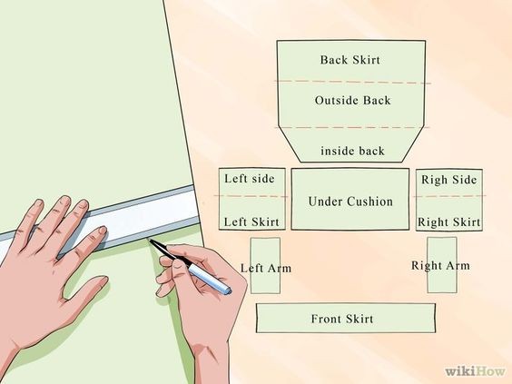 ​Шьем хлопковые чехлы на диваны и кресла