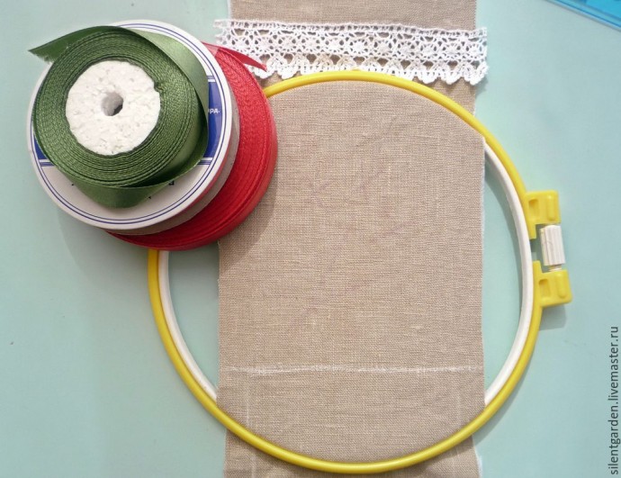Создаем текстильный очечник с вышивкой